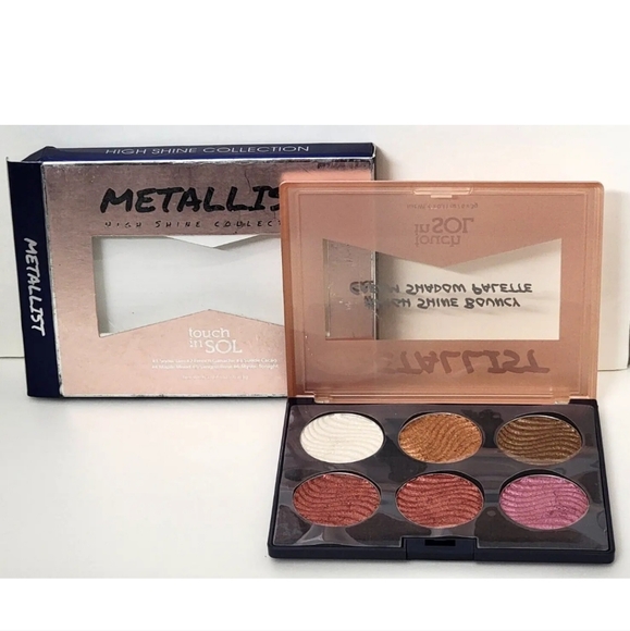 METALLIST Other - METALLIST # HIGH SHINE BOUNCY CREAM SHADOW PALETTE TOUCH in SOL  6 Shades